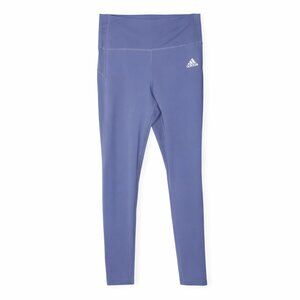 Adidas AEROREADY High-Rise Ankle Leggings L Blue Performance Minimal Sporty Chic
